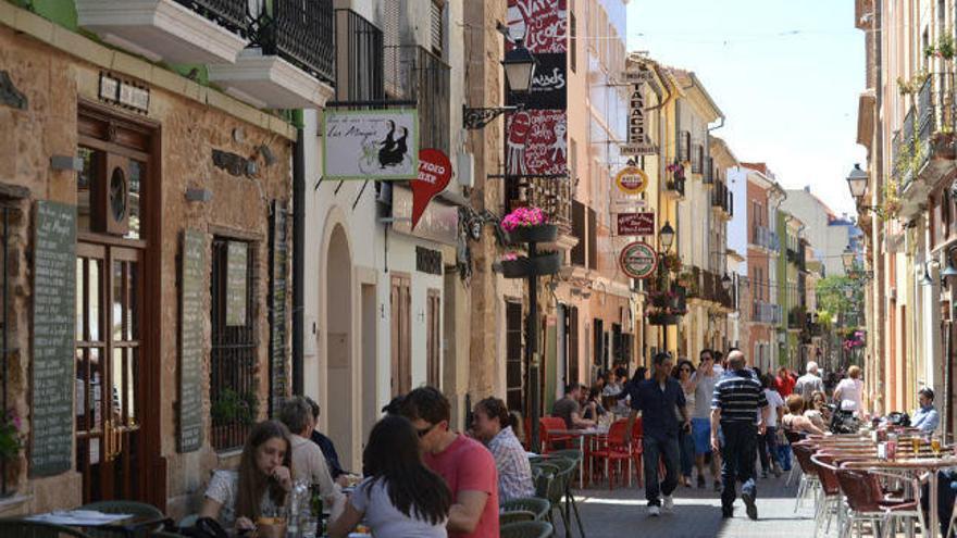 La calle Loreto es un foco de actividad hostelera