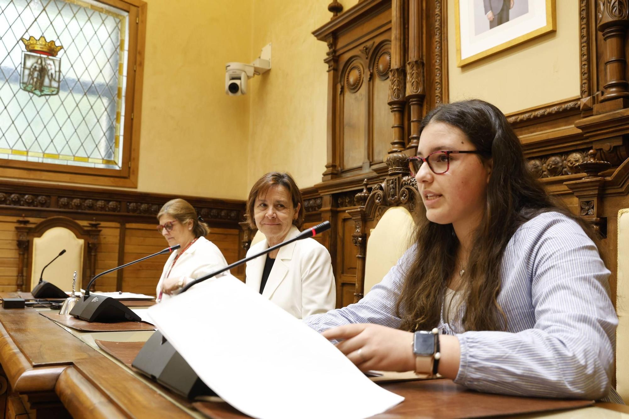 El Pleno del Consejo Municipal de Infancia y Adolescencia de Gijón, en imágenes