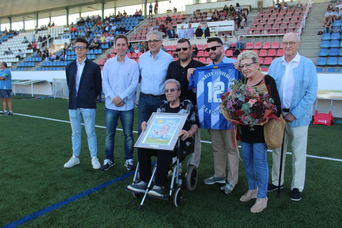 Lloveras, homenatjat