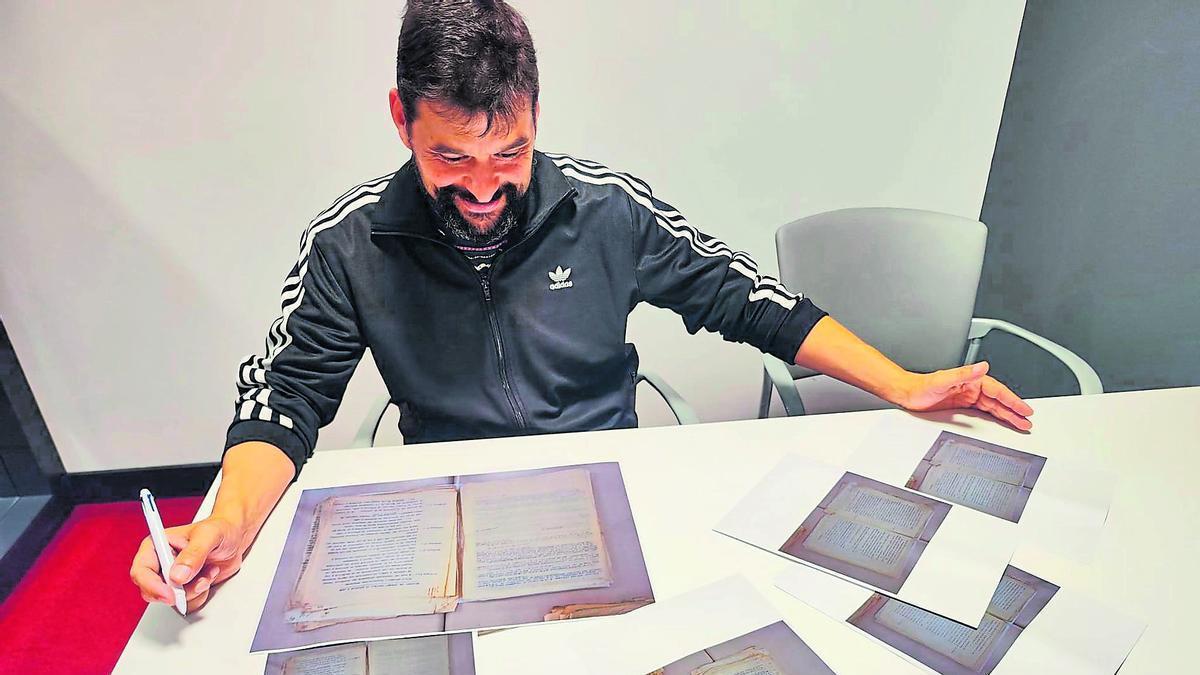 Pablo Martínez Corral, profesor de Secundaria, historiador y principal artífice del descubrimiento.