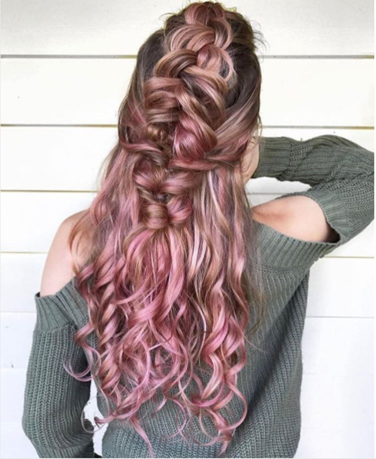 Trenza tupé