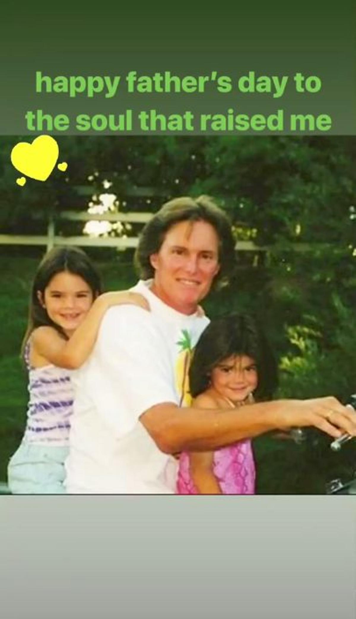 Kendall Jenner le felicita el Día del Padre a Caitlyn Jenner