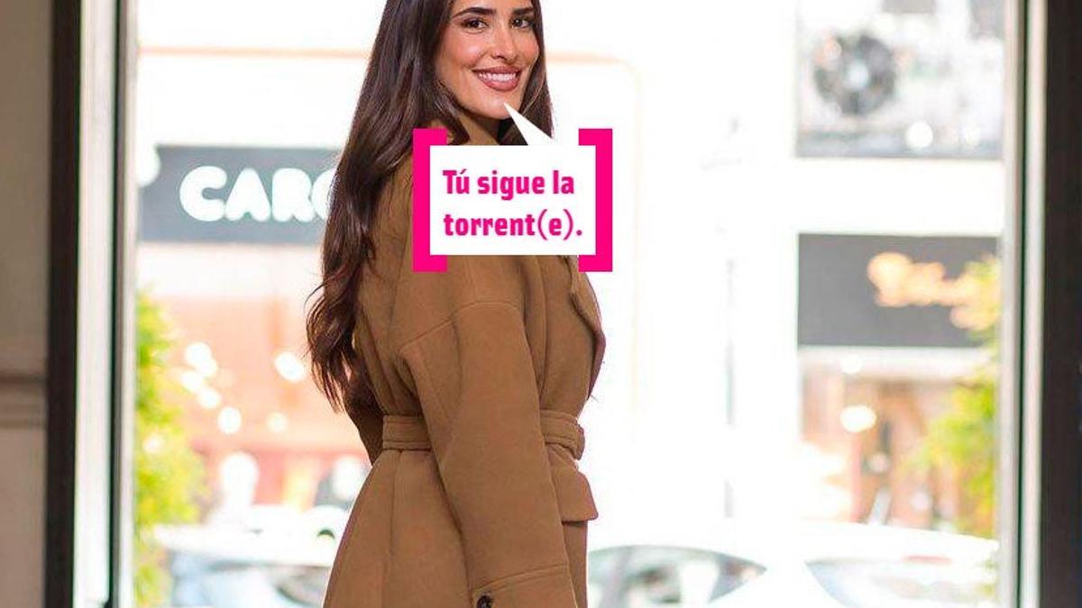 Para de buscar el plumas metalizado perfecto: Lidia Torrent lo tiene (y está rebajado)