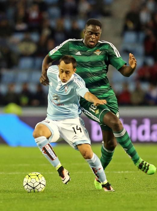 Un gol de Pablo Hernández le vale al Celta para firmar las tablas ante los verdiblancos, que se habían adelantado por medio de N''Diaye