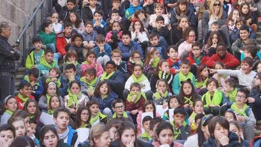Celebración del Día de la Poesía en Ourense. // Iñaki Osorio