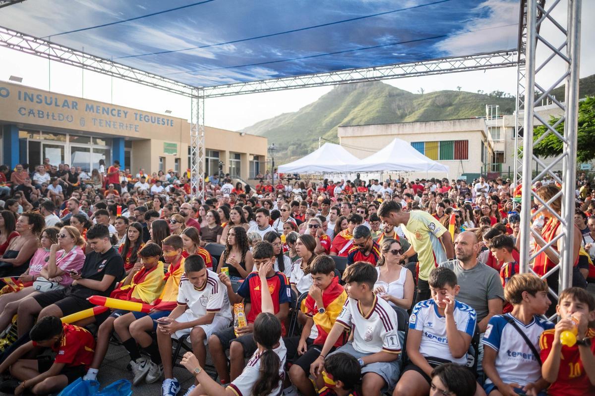 La final del Mundial 2026 se vive en Tegueste, en imágenes