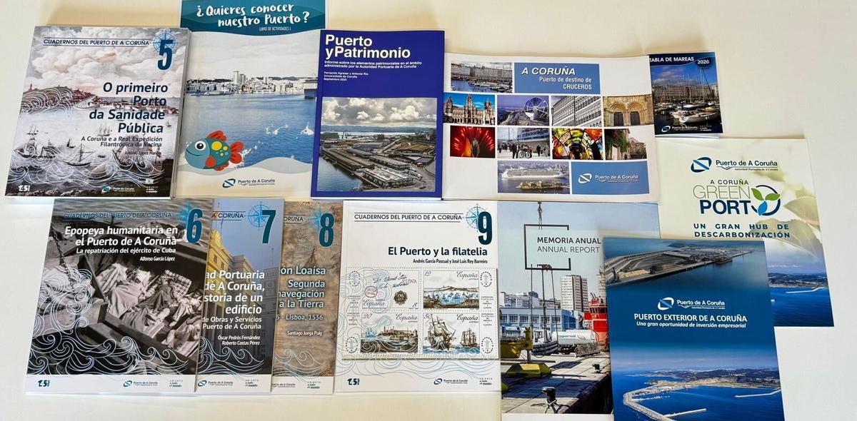 Publicaciones de la Biblioteca Digital del puerto de A Coruña.