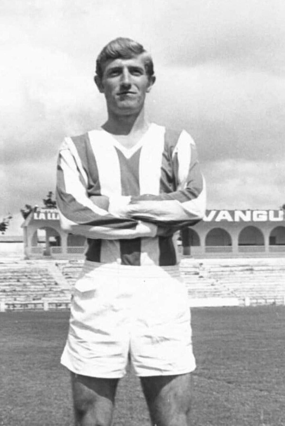 Juan Verdugo, en sus primeros años en el Córdoba CF.