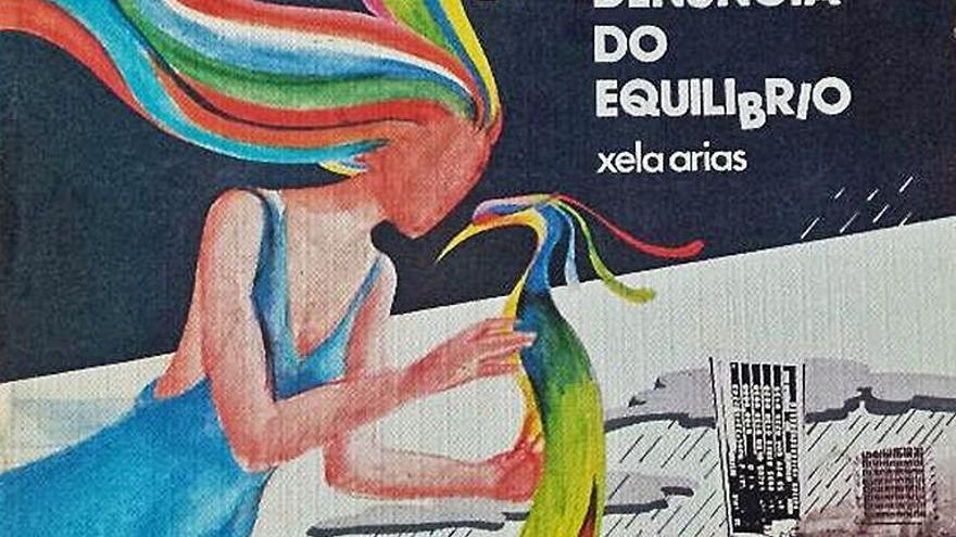 Portada do poemario Denuncia do equilibrio (1986).  