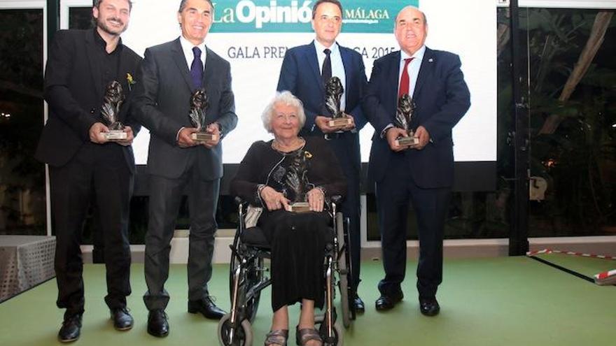 Los galardonados por La Opinión de Málaga en los Premios Málaga 2015