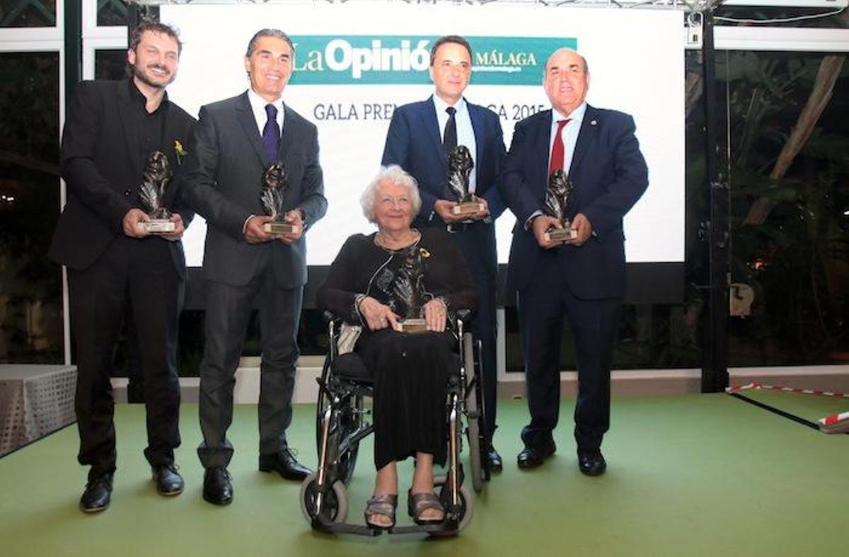 Los galardonados por La Opinión de Málaga en los Premios Málaga 2015
