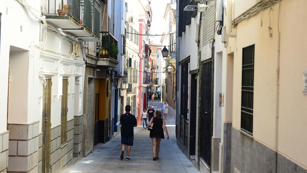 Calle Cartas de Plasencia, una de las afectadas por el ruido.