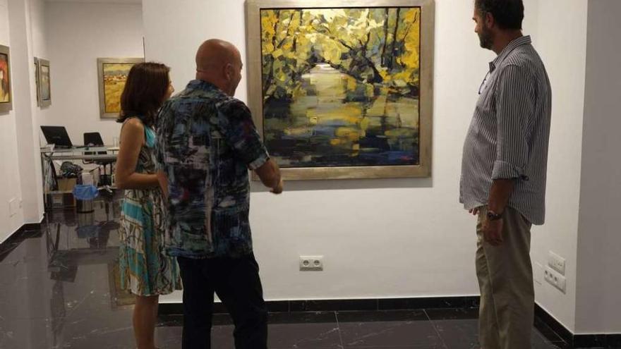 Hebrero presenta por primera vez su creación pictórica en Zamora