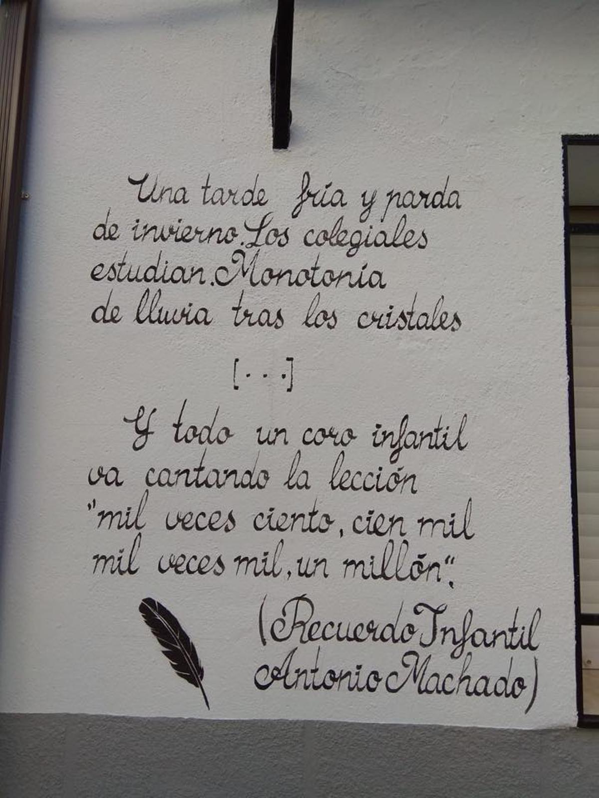 Poema de Machado.