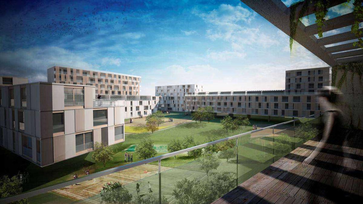 Recreación de cómo será el nuevo barrio de El Pítamo de Sevilla