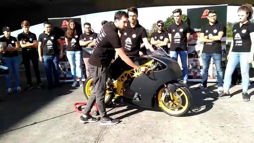Así es la moto con la que competirán en Alcañiz los alumnos de la Politécnica de Gijón