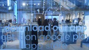 Tienda de Inditex, en la plaza de Lugo.