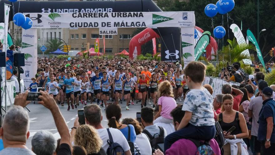 La carrera urbana &#039;Ciudad de Málaga 2023&#039; supera los 6.000 inscritos