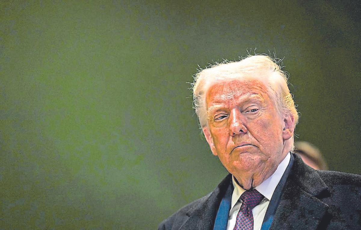 Donald Trump esta semana en Davos.