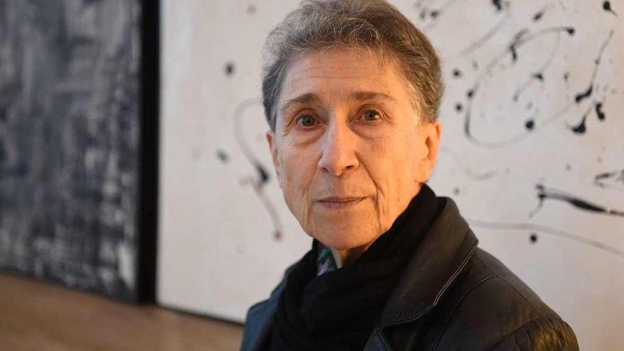 Silvia Federici, ayer, antes de la presentación de la escuela.