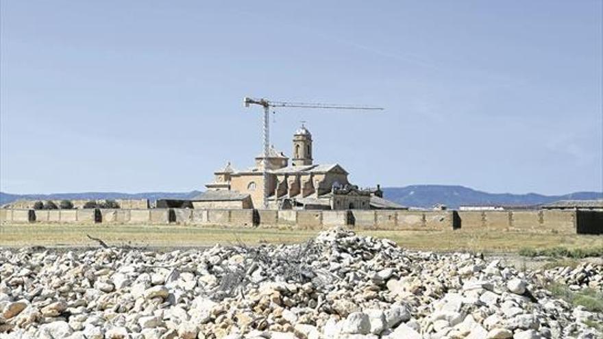 La cartuja de Monegros aborda la segunda fase de su restauración