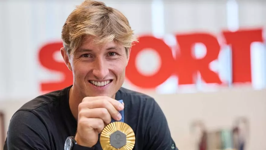 Florian Trittel y su oro ol赤mpico visitaron a SPORT: "La diferencia la marca ese factor mental"
