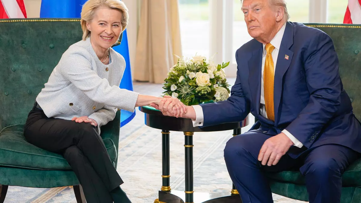 Trump se comió a Ursula con patatas