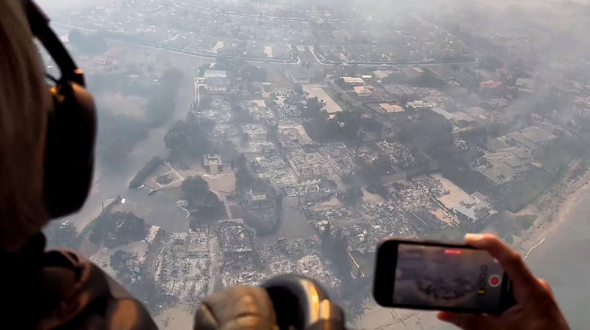 Incendios en la isla de Maui, en Hawái