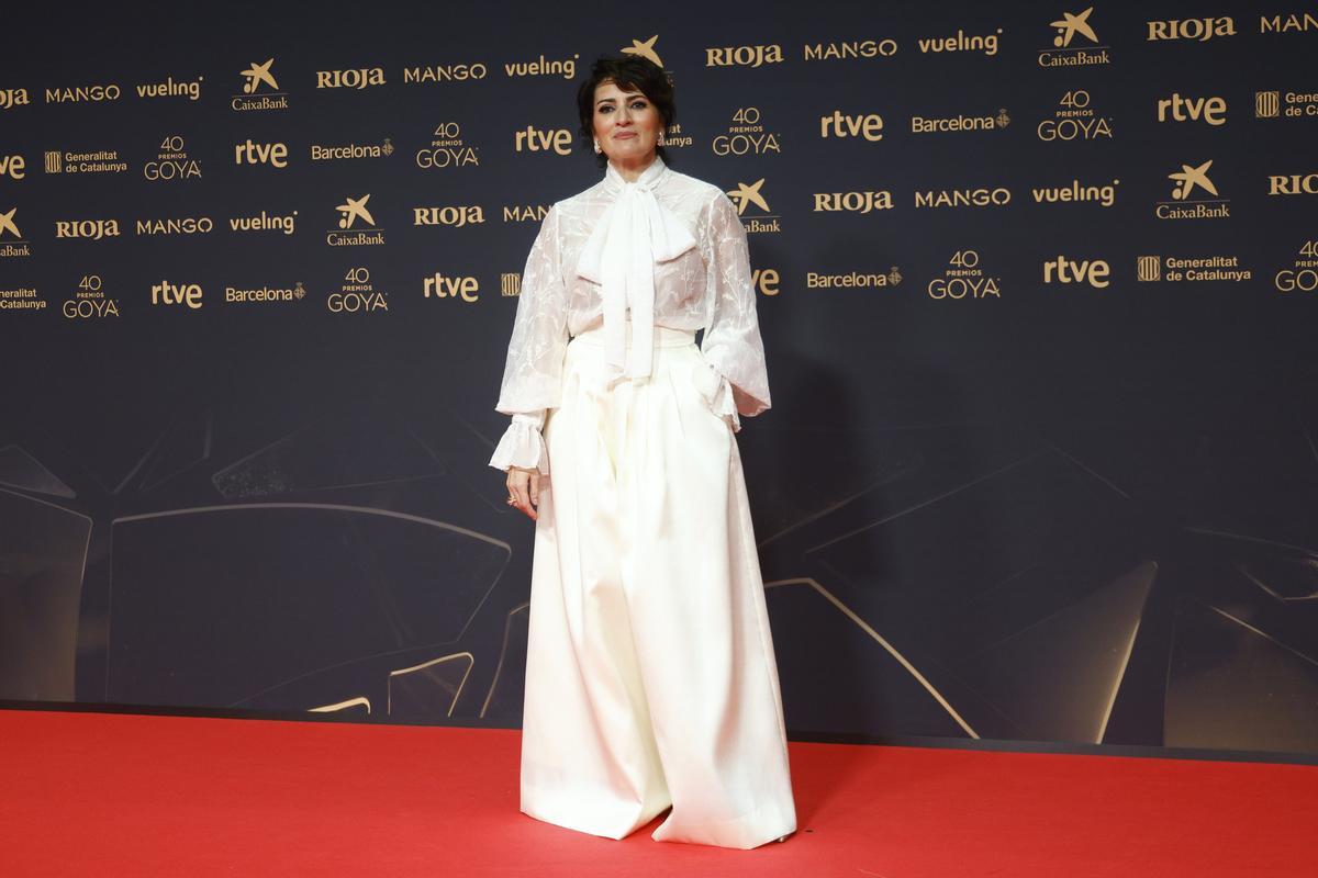 Silvia Abril con un diseño de Paco Benavente en los Goya 2026