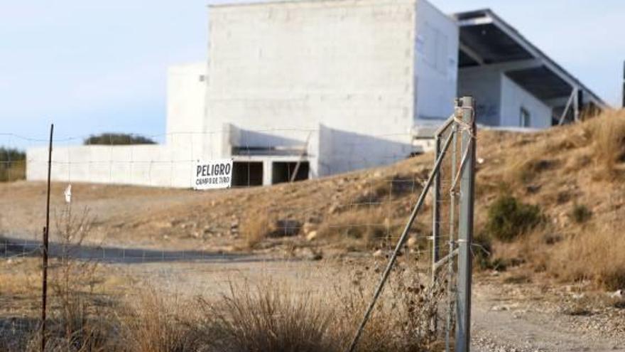 El campo de tiro en el que practican el «tiro a pichón».