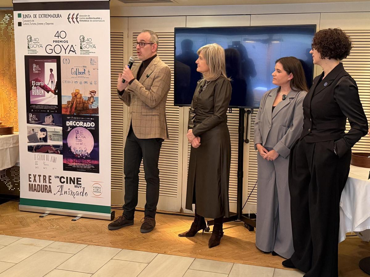 Victoria Bazaga, esta semana, en un encuentro en Madrid.