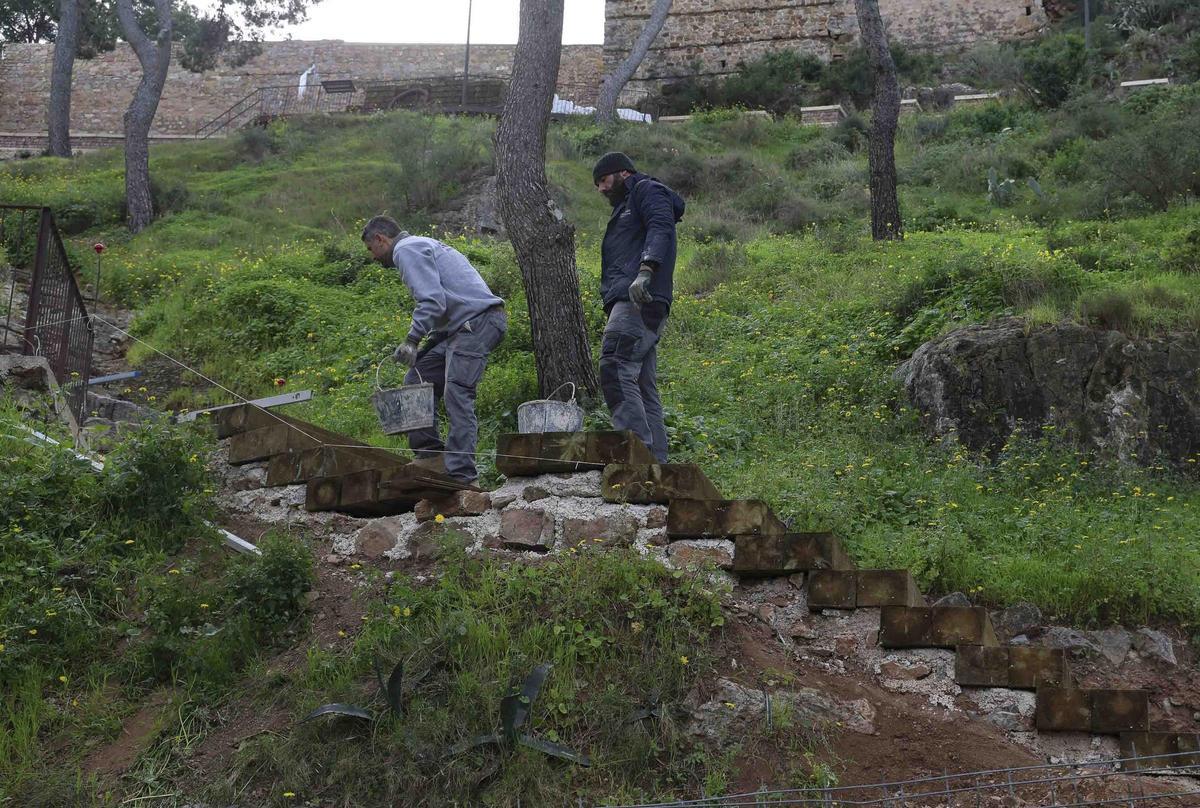 Así avanzan los trabajos junto al Teatro Romano de Sagunt