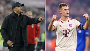 Vincent Kompany y Joshua Kimmich