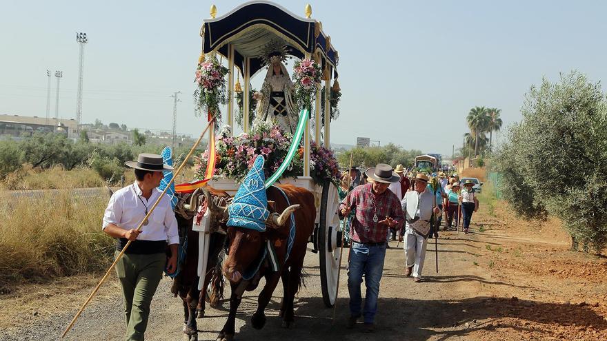 Fervor mariano con la celebración de la Romería de la Virgen de las Viñas de Montilla