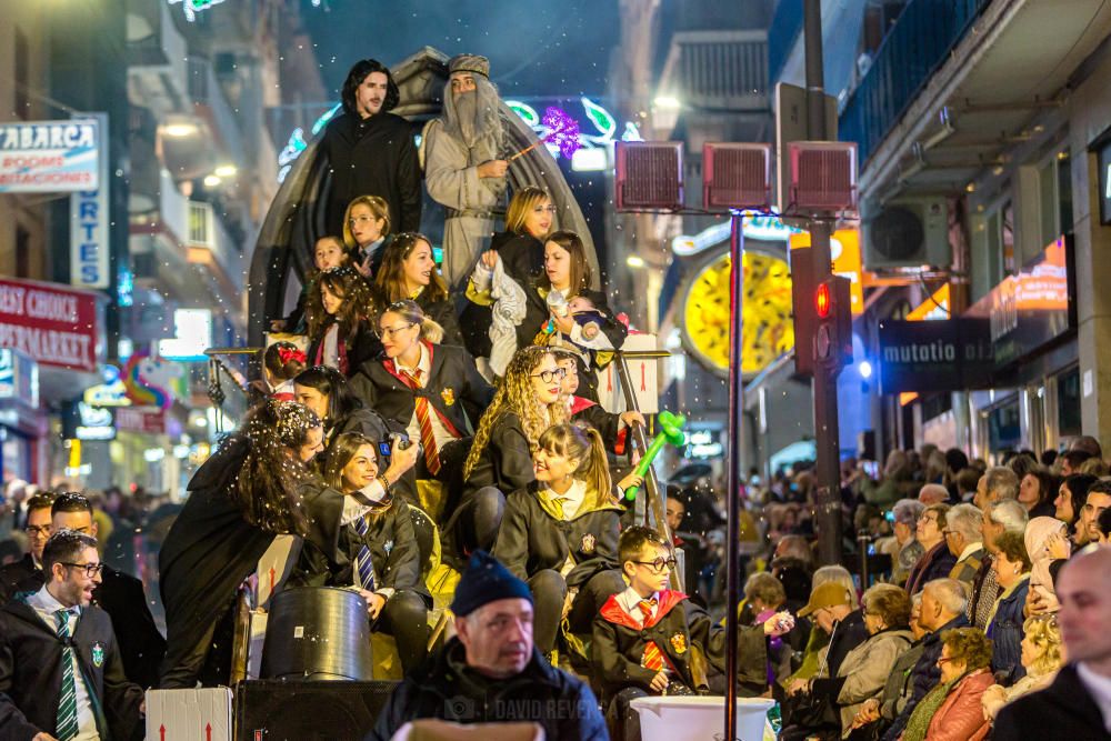 Desfile de carrozas de las fiestas de Benidorm