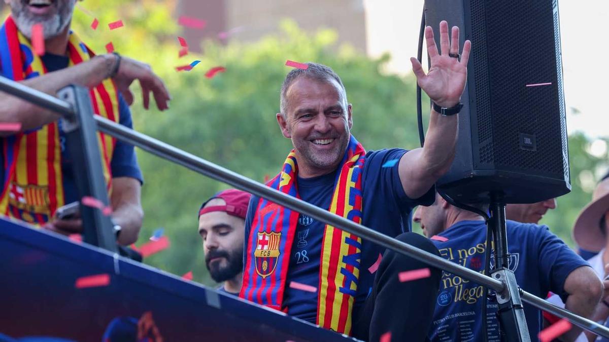Imagenes de la rúa del Barça en Barcelona