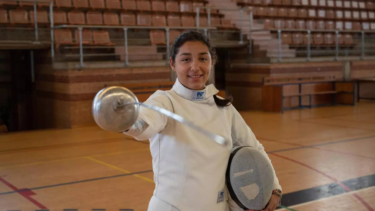 «Lucho para que la esgrima se haga conocida en Badajoz»