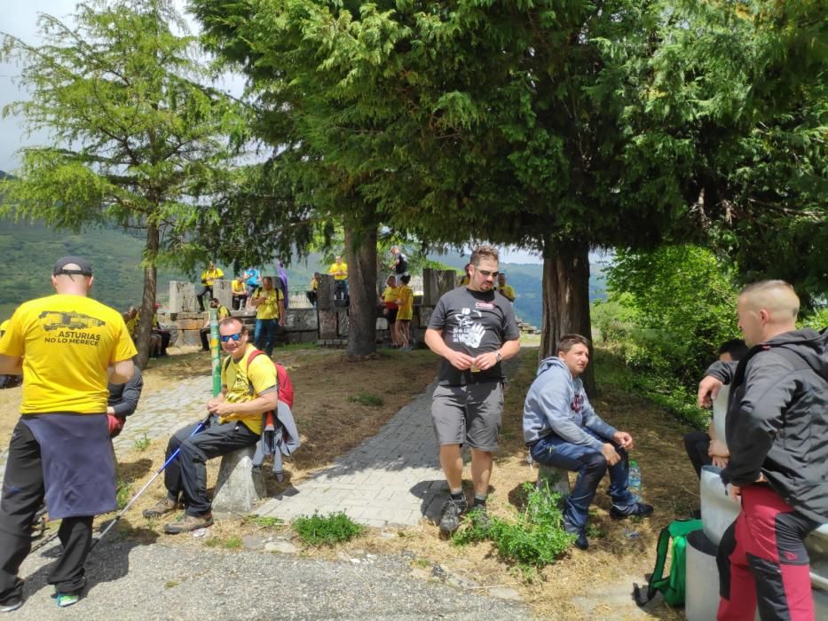 Los trabajadores de Alcoa, arropados por mineros