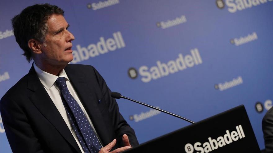 Los beneficios del Sabadell caen el 74% en el tercer trimestre