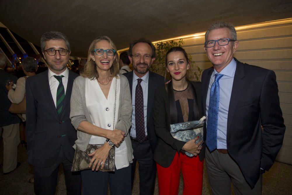 Arcadi España, Celia Calabuig, Jose Luis Martínez Navarrete, con Eugenio Calabuig y Marta Hortelano.