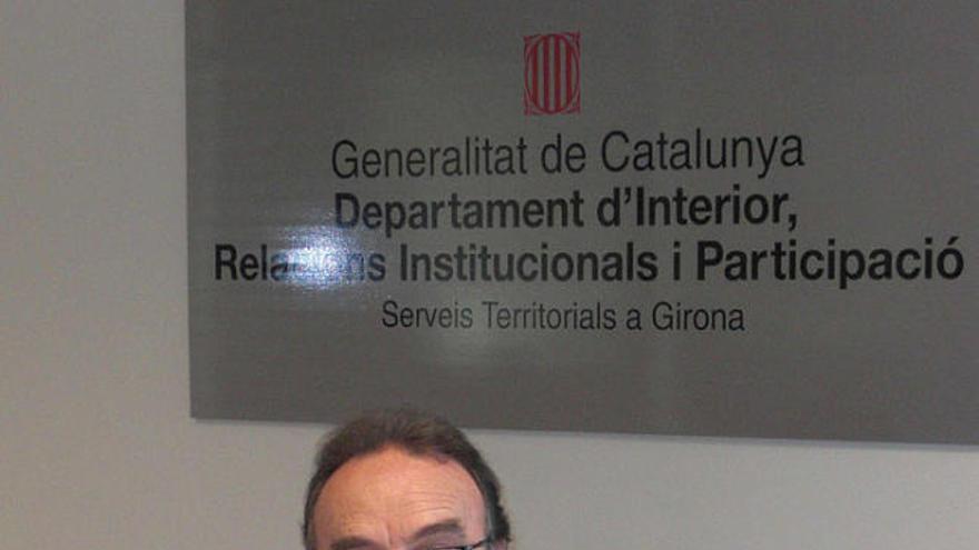 El director territorial d&#039;Interior a Girona, Marc Vidal.