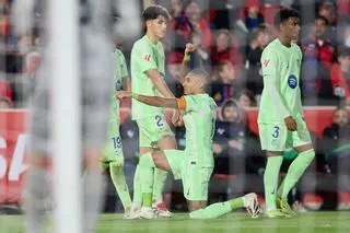 El 1-4 del FC Barcelona en el RCD Mallorca 1-5 FC Barcelona de la jornada 19 de LaLiga EA Sports