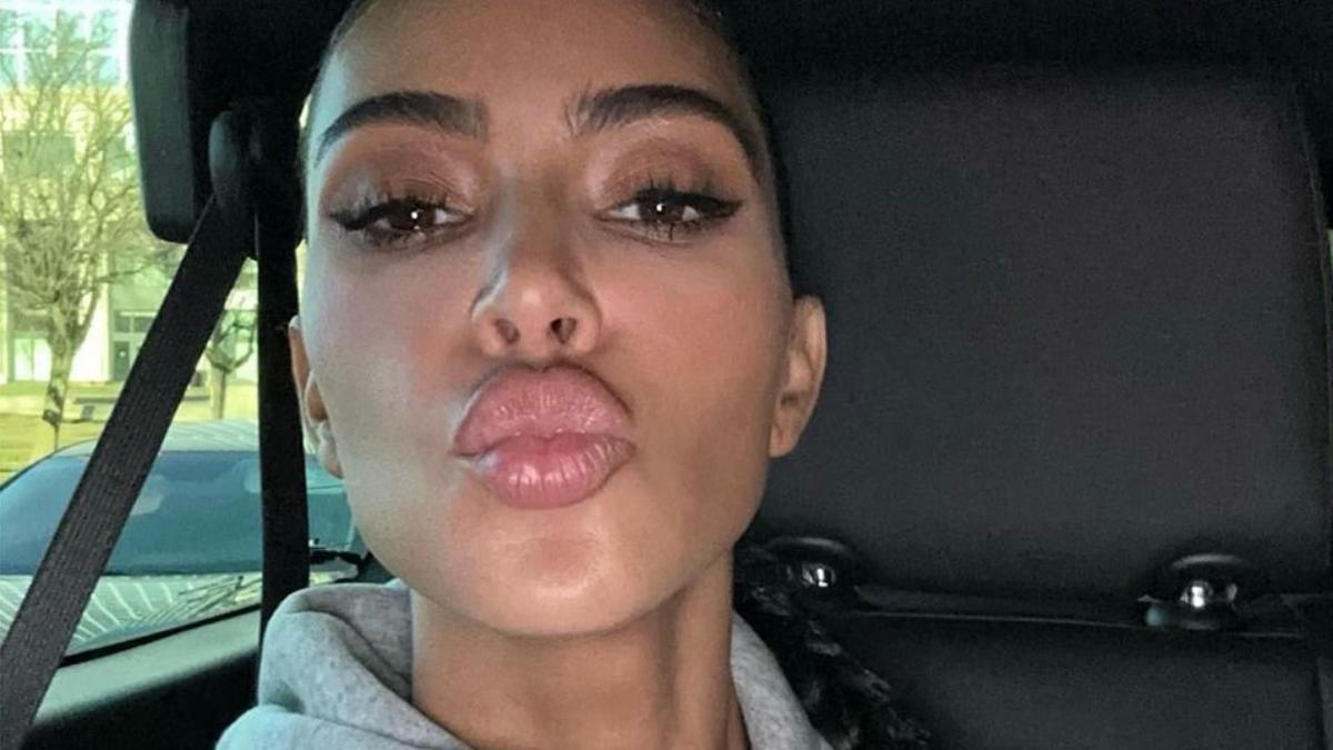 Kim Kardashian y su foto paranormal sin maquillaje