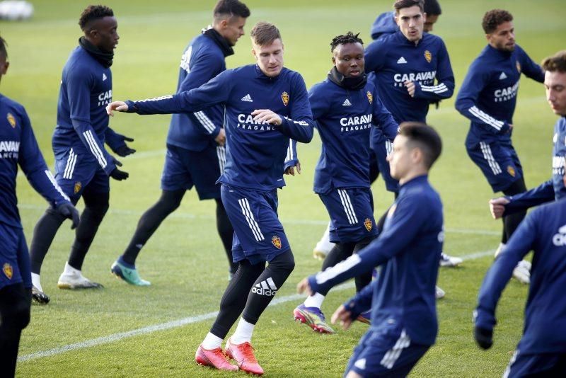 Entrenamiento del Real Zaragoza, 24 de noviembre