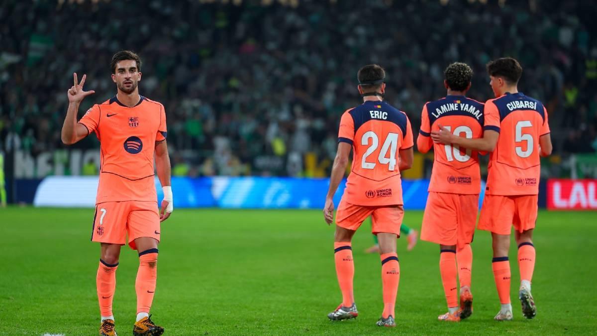 Golpe de autoridad del Barça ante el Betis al ritmo de Ferran