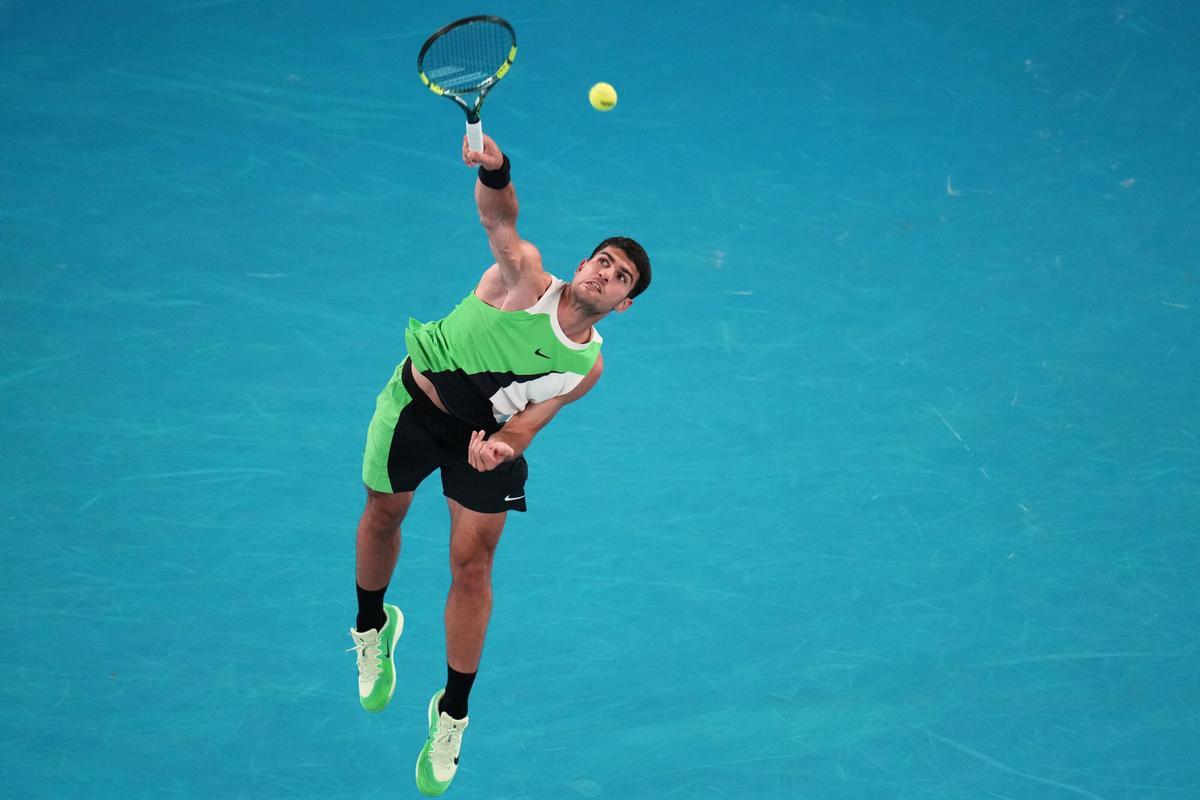 Open de Australia: Carlos Alcaraz - Adam Walton, en imágenes.