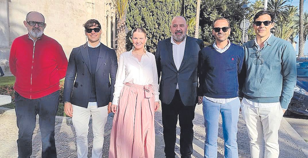 Antelm Pujol, Iago Roel, Marga Prohens, Jaime Martínez, Juan Pérez y Juan García.