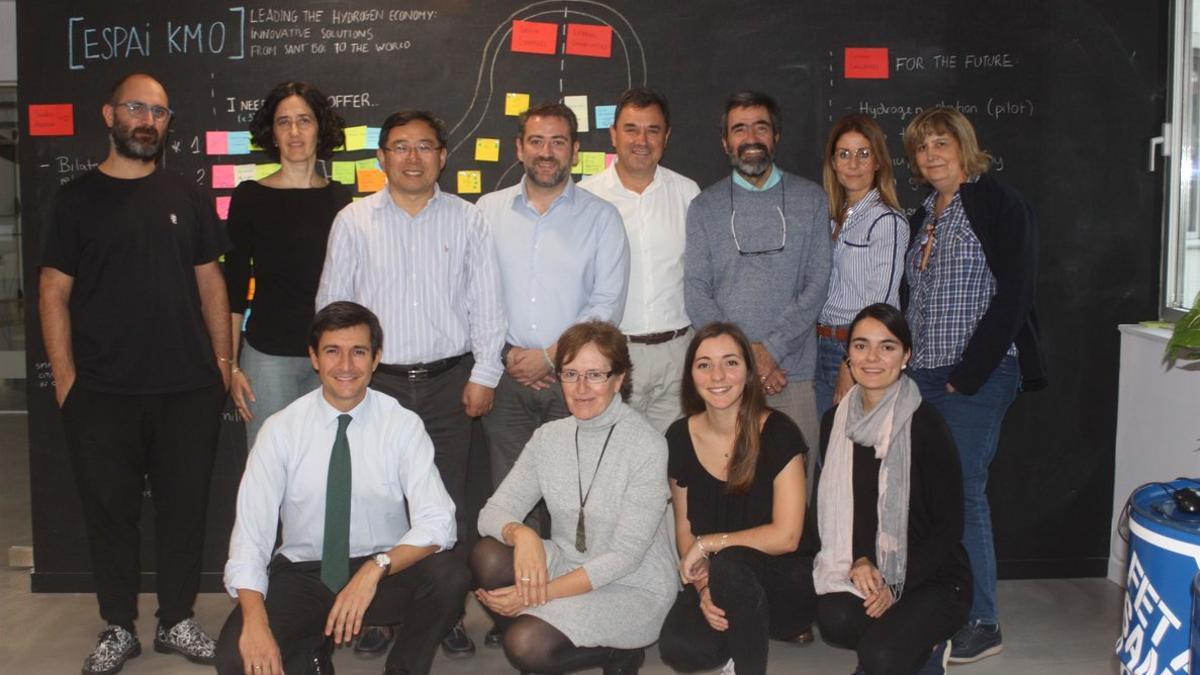 Encuentro de las entidades implicadas en el proyecto en el Coboi Lab.