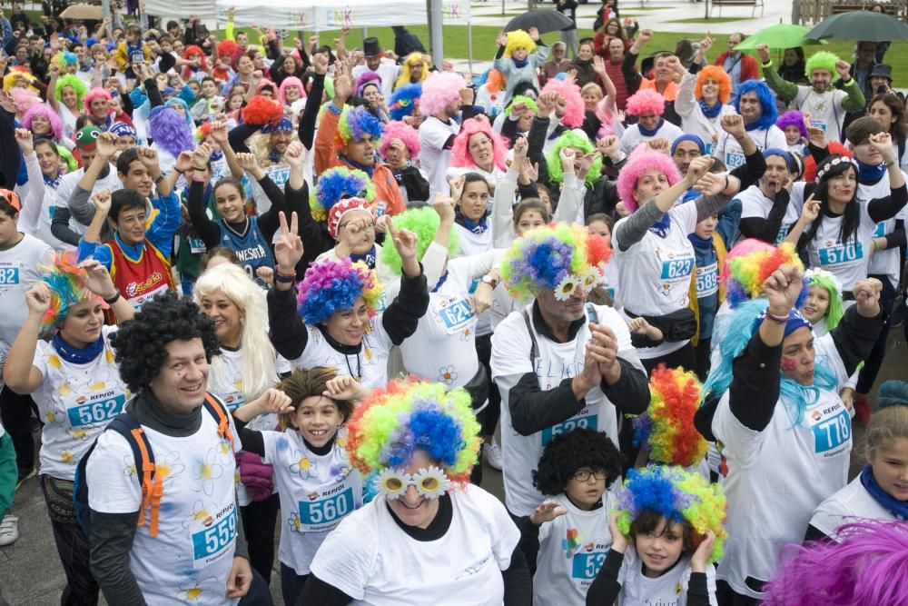 Más de 9.000 personas participan en la sexta Carrera ENKI en A Coruña.