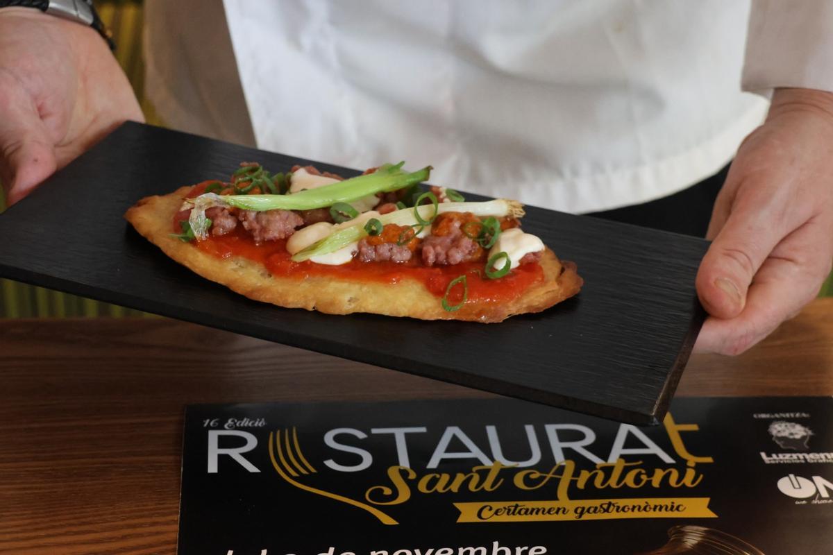 Uno de los platos presentados